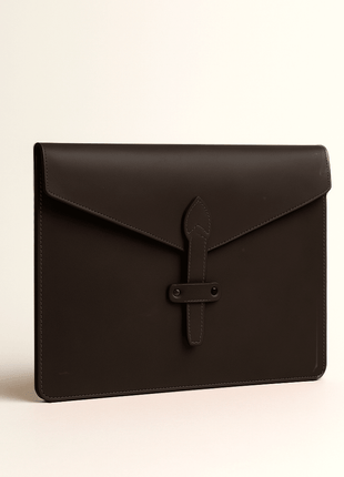 GEORGE | Pochette d'ordinateur en cuir pleine fleur